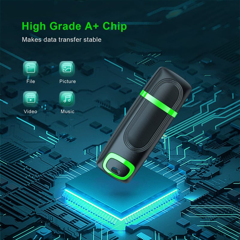 RAOYI 5 Pack 64GB Flash Drive, USB 3.0 High Speed Memory Stick Thumb Drive Jump Drive Zip Drive for Data Storage and Backup (Multicolor) - Image 3